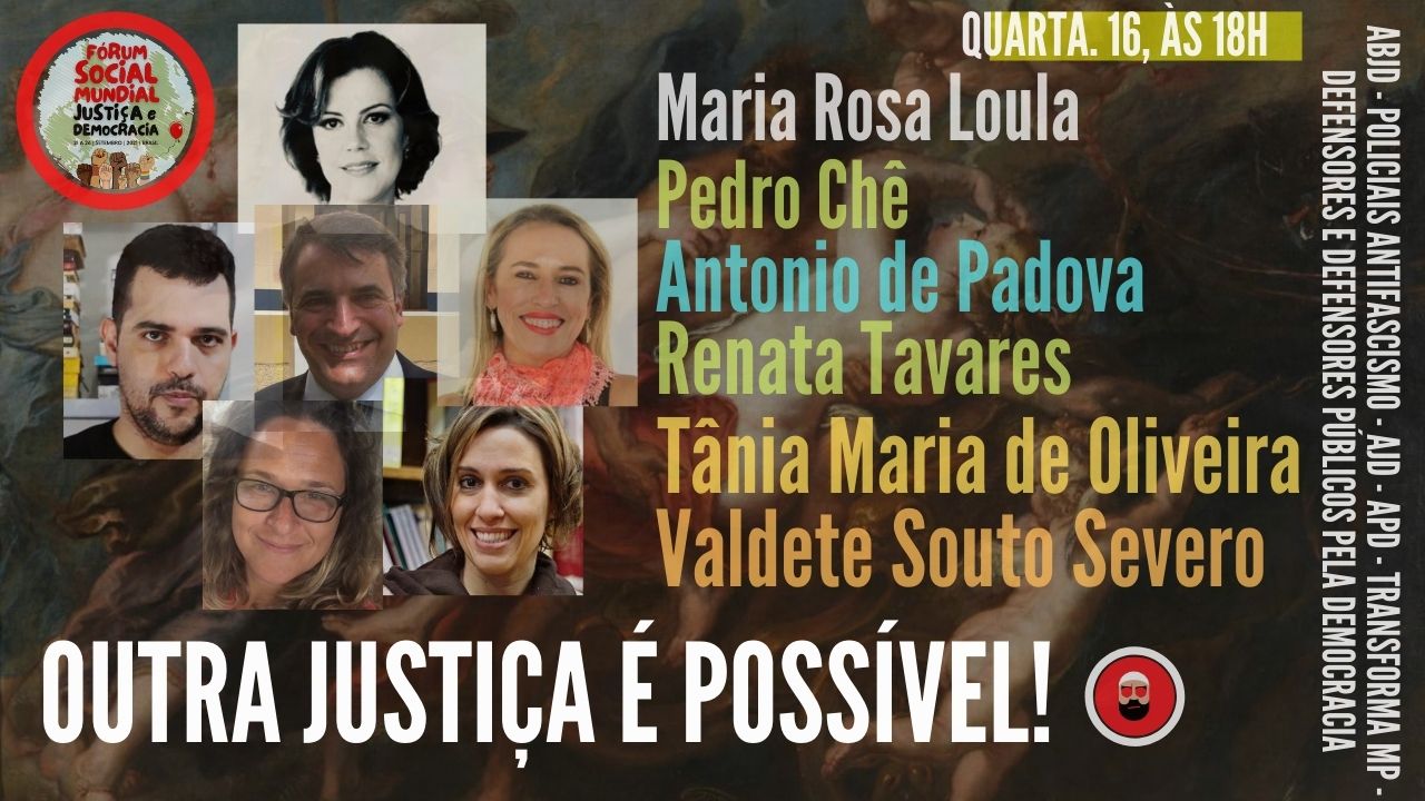 Live: Outra Justiça é possível