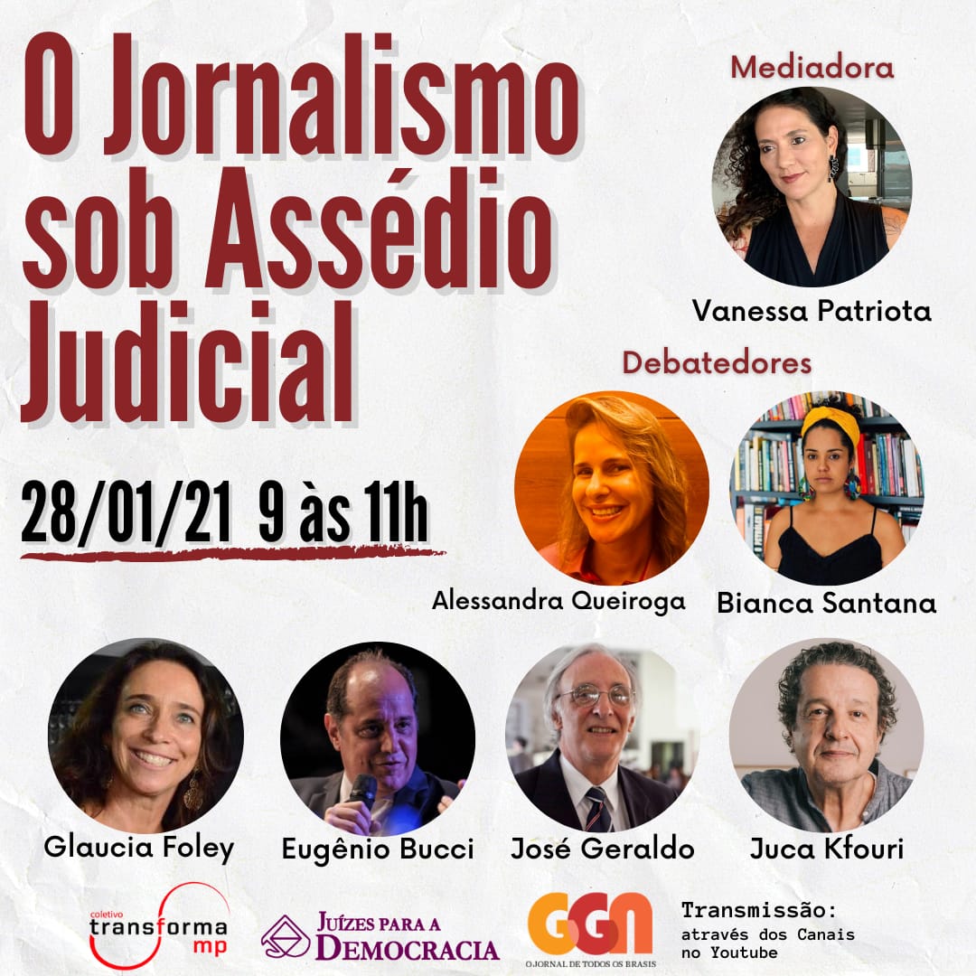 Live: O jornalismo sob assédio judicial